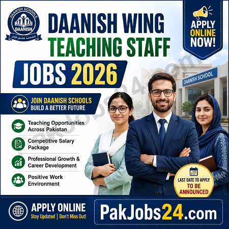 Daanish Wing Teaching Staff Jobs 2026 — Apply Online