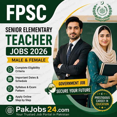 FPSC Senior Elementary Teacher Jobs 2026 – Male & Female