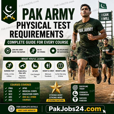 Pak Army Physical Test Requirements Complete Guide for Every Course