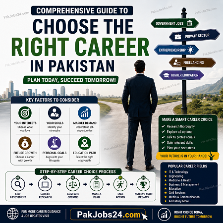 Comprehensive Guide to chose the Right Career in Pakistan
