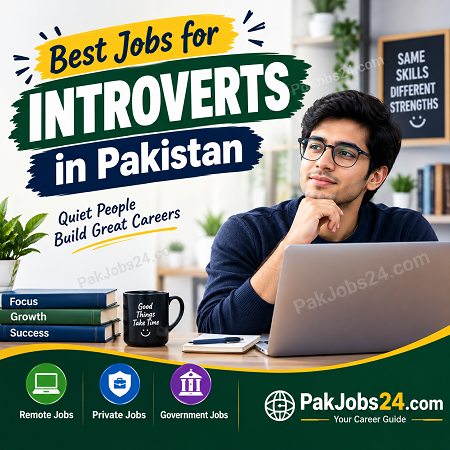 best jobs for introverts in Pakistan