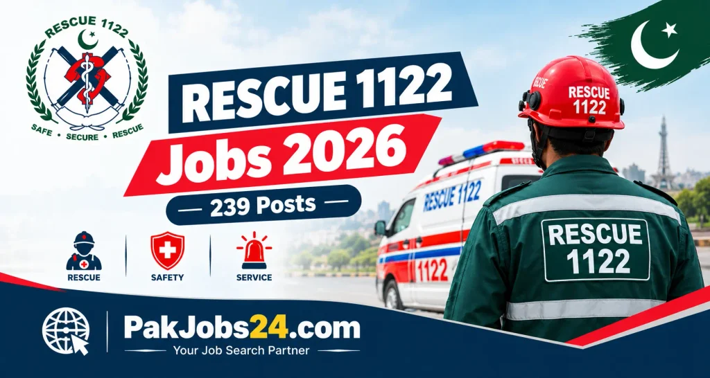 Rescue 1122 Jobs 2026 Poster